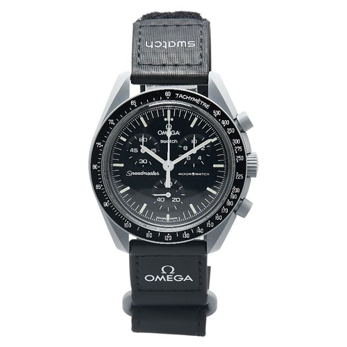 OMEGA x Swatch Speedmaster Mission to the Moon Watches SO33A100 Quartz 【Us... - 第 2/10 張圖片