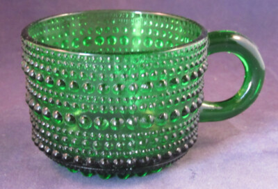 Iittala OIVA TOIKKA Kastehelmi Vintage Green Coffee Cup, Excellent