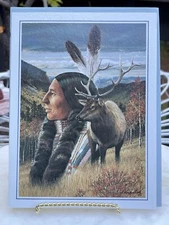 Vintage Leanin' Tree Indian River Birthday/Love/Congrats Multi-Use Greeting Card