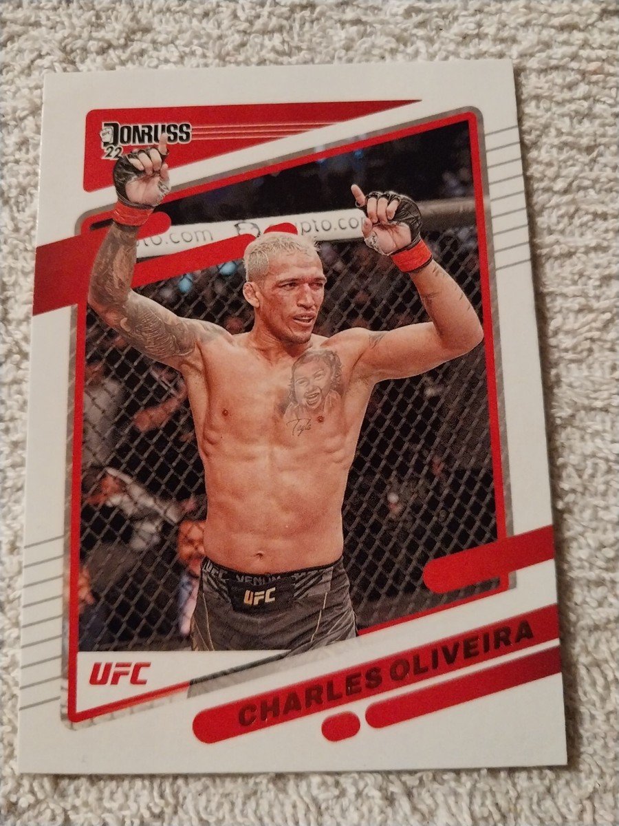 2022 CHARLES OLIVEIRA DONRUSS UFC MMA FIGHTER CARD #85