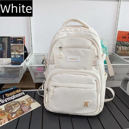 Damen Rucksack wasserdicht Einfachheit große Kapazität Schultasche Reisetaschen- - Bild 26 von 29