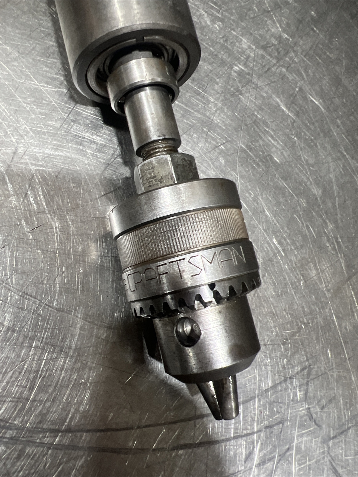 Vintage Delta Rockwell DP400 Drill Press Spindle Quill & Chuck Assembly