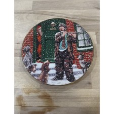 Original Emmett Kelly Circus Collection Plate Merry Christmas Mister Scrooge