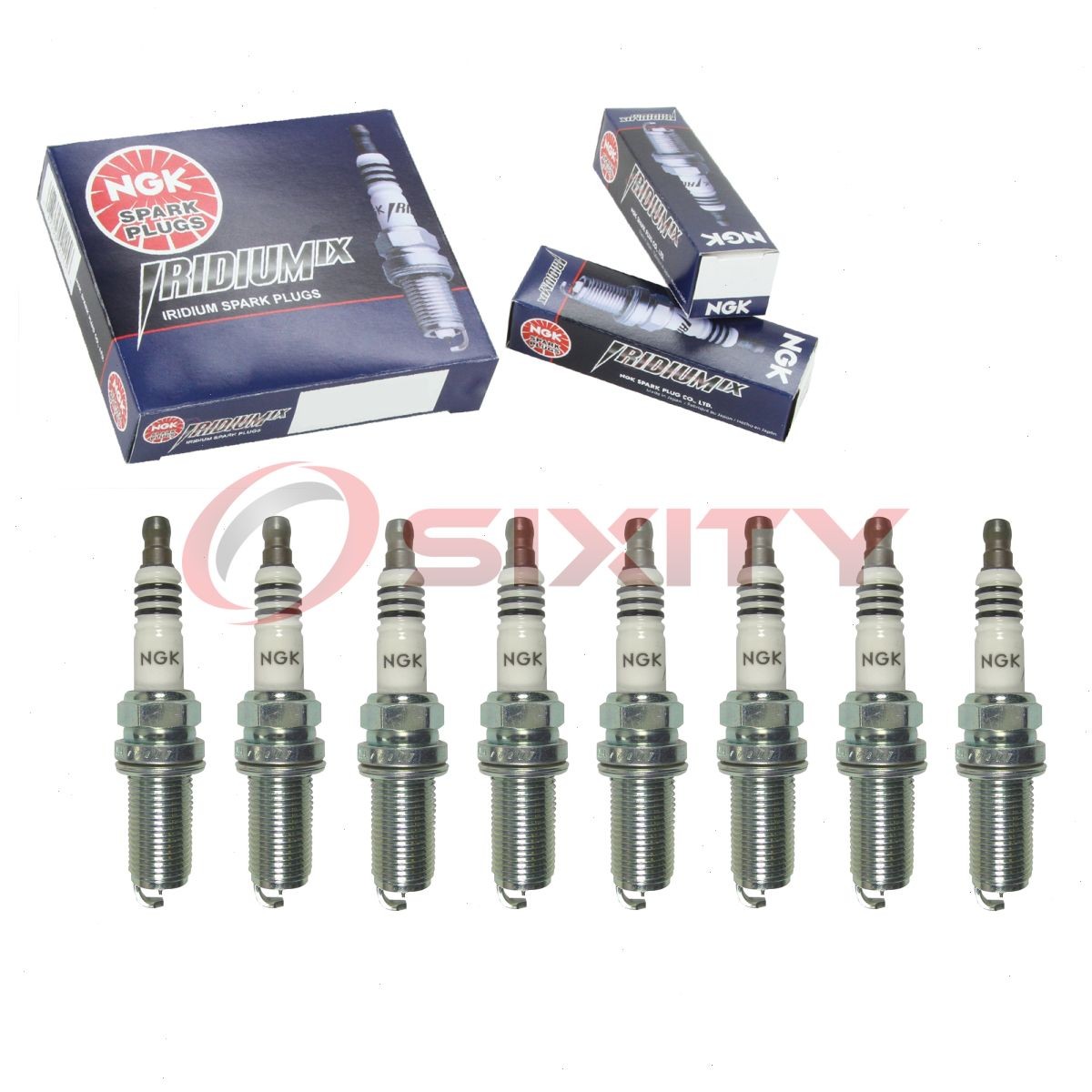 8 pcs NGK Iridium IX Spark Plugs for 2012-2017 Nissan NV2500 5.6L V8 - bl