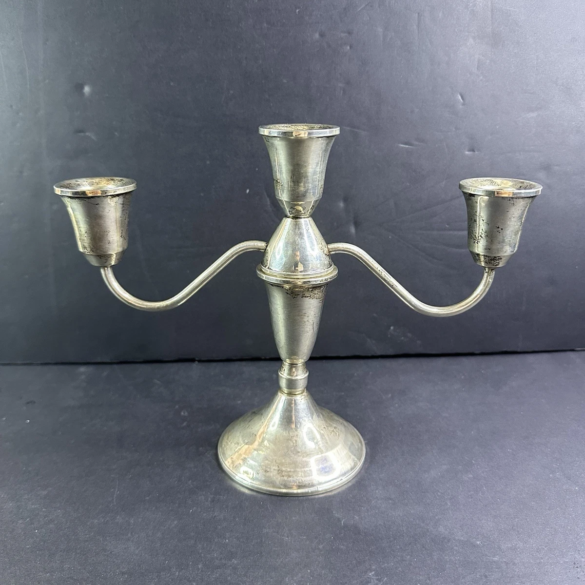 Duchin Creation In Antique Us Sterling Silver Candlesticks