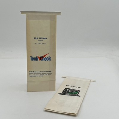 2-Rare Union Oli Co of California Soil Sample Bag Advertising New NOS