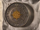 Lucky Rips Compass Of Wealth 2.5 Gram Gold&3oz Silver Round