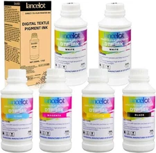 Lancelot DTF Ink 500ML Transfer Ink for DTF Printing (500ml*6,CMYK+2W）