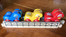 BRIO very rare Dala horses with magnetic connections, EUC track not included 