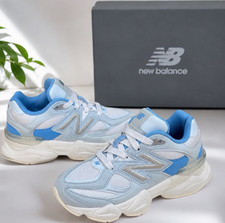 New Balance Blue/White Colorblock Low Top Lac...