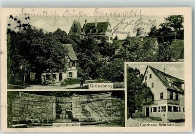 13244000 - 8503 Gruensberg Sophienquelle Gasthaus Schroedel Nuernberger Land LKR