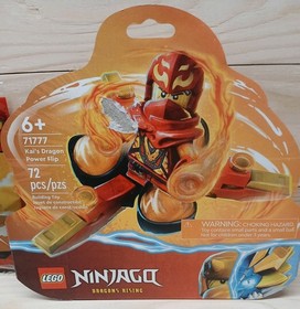 Lego Ninjago Sealed lot of 2, 30080 & 71777 Kai's Dragon Power Flip Ships Fast !