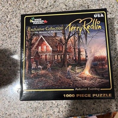 White Mountain Puzzles Terry Redlin Exclusive - Autumn Evening - 514S (1000 pc.)