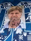 photo cardboard autograph dedication Robert Redford
