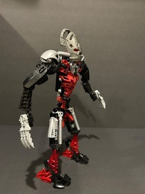 LEGO 8764 VEZON & FENRAKK Bionicle building set Custom FIGURE INCOMPLETE!