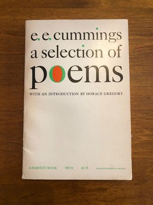E.E.Cummings: A Selection of Poems - Paperback By Cummings, E. E. 1965 Vintage