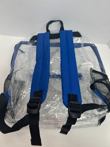 Plecak See Through School Stadium Festival Duży wytrzymały .5MM Przezroczysty - Zdjęcie 7 z 10