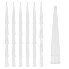30pcs Caulking Gun Extender Plastic Caulk Nozzle Tip Tool for Sausage Gun, White