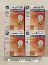 GE - Crystal Clear  40 W Bulbs - 4 Packs/ Total Of 8 Bulbs Ships Within 24hrs!