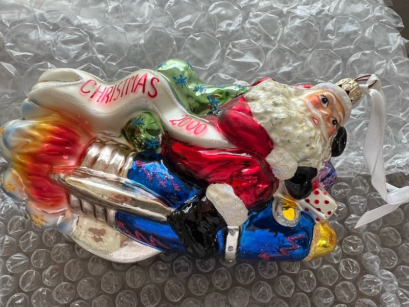 Christopher Radko (Y2K/Year 2000) Glass Christmas Ornament