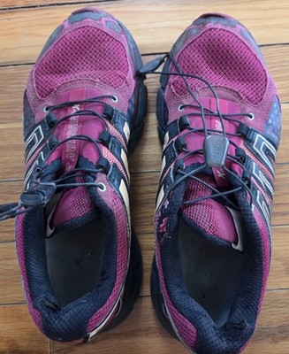 Salomon X-Mission 3 Women's Size 8.5 Trail/Hiking Shoes Pink Trail Sneakers