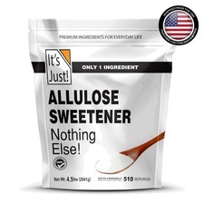 Bulk Allulose Sugar Substitute 4.5lb   Keto-Friendly, Natural Sweetener