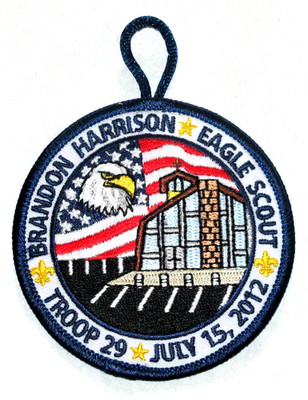 Mobile Area Council (AL) 2012 Eagle Scout Brandon Harrison Pocket Patch  BSA
