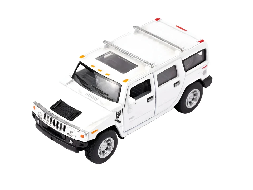 Modellino Auto Hummer H2. Auto Giocattolo Scala 1:40 con Porte Apribili. - Immagine 3 di 4