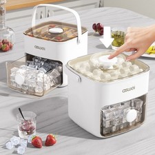 Easy Press 48 Ice Cube Maker Tray Party Bar Ice Cube Maker Mould Ice Storage Box