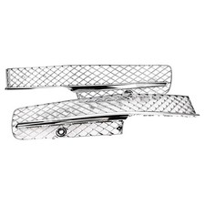 Bumper Chrome Grill Leftright 4w0807647a For Bentley Continental Flying Spur