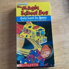 The Magic School Bus Gets Lost in Space VHS 1995 Video Tape VTG 90s Cartoon Show