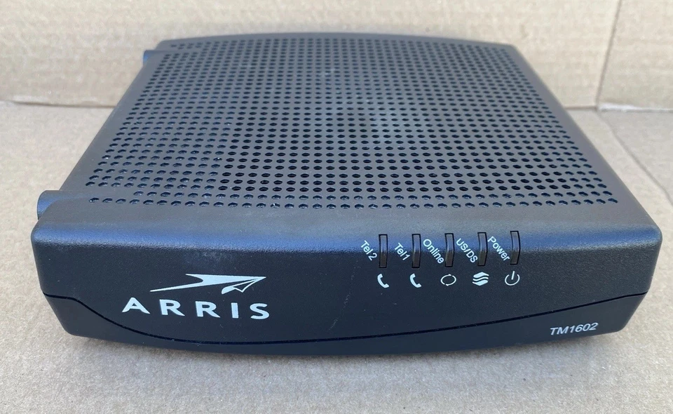 Arris TM1602A Docsis 3.0 Telephony Cable Modem for Charter Optimum Cablevision - Image 2 of 4