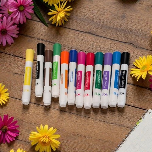 Amazon Basics Assorted Dry Erase Markers (EUC)