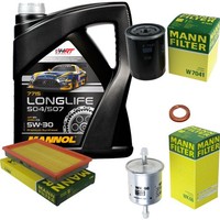 Mann Inspektionspaket 5L Mannol Longlife 5W-30 FüR Nissan 200 SX 1.8 Turbo
