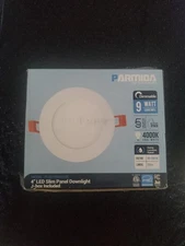 Parmida Led Technologies 4" Led Slim Panel Downlight J-box I Cluded