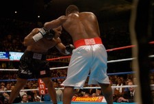 Danny Williams white trunks and Mike Tyson black trunks fights eac 2004 Photo 20