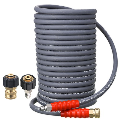 #ad Pressure Washer Hose 100 Feet X 3 8 Inch for Hot and Cold Water Non Marking ... $232.99
