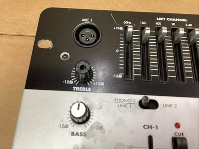 Gemini PMX-1800 Gemini Stereo Pre-Amp Mixer Sound Effect EQ Echo