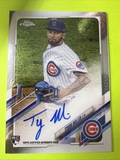 Tyson Miller RC Auto 2021 Topps Chrome Rookie Autograph Chicago Cubs