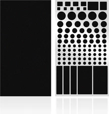 LED Light Blocking Stickers, Light Dimming Stickers, (2 Sheets) Dimming Sheets f