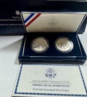 2002 P & D Mint US Mint American Buffalo Proof & Uncirculated Silver $1 Dollars