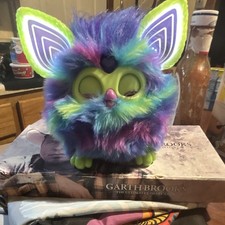 Hasbro Furby Boom Interactive Plush Toy w/ Light-Up Ears, Rainbow WORKS