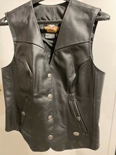 Harley Davidson Women's Premium Leather Vest. Perfect Condition