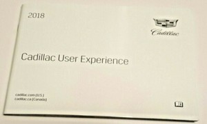 2018 CADILLAC CUE NAVIGATION SYSTEM OWNERS MANUAL USER GUIDE XT5 OEM | eBay