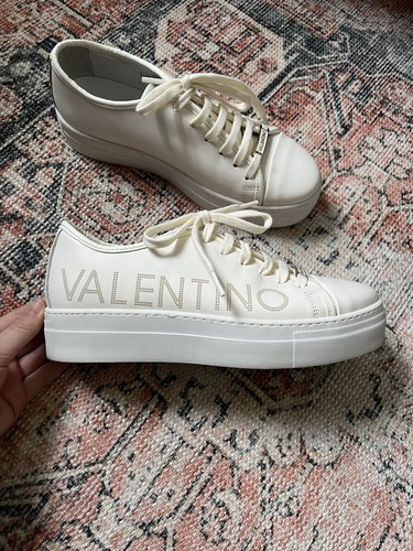 Zapatillas Mujer Valentino by Mario Valentino Dalia Plataforma Hueso Talla 9.5 - Imagen 3 de 12