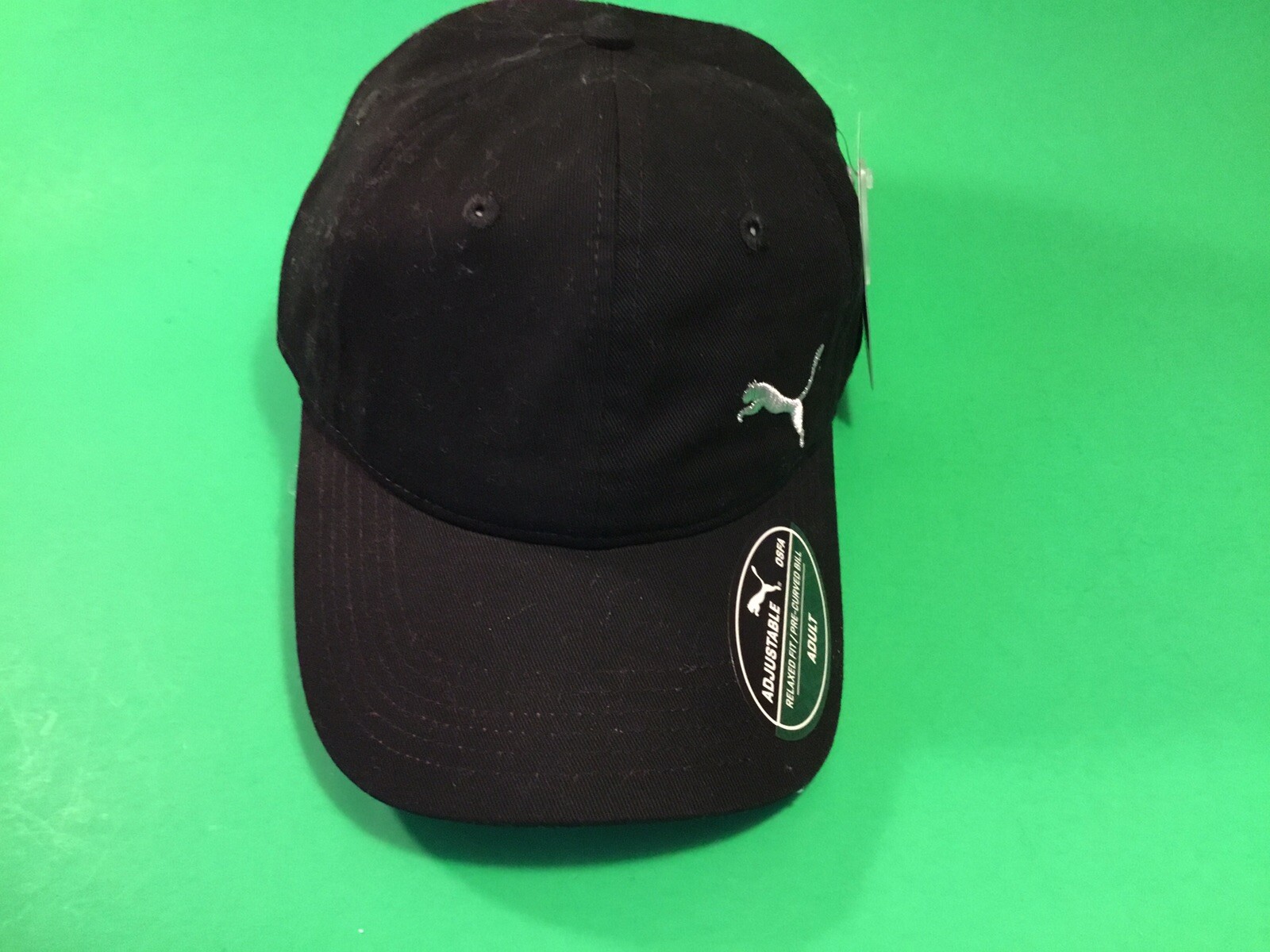 PUMA Adult Unisex Snapback Hat Adjustable ONE SIZE Black w/Silver Puma NEW thumbnail 9