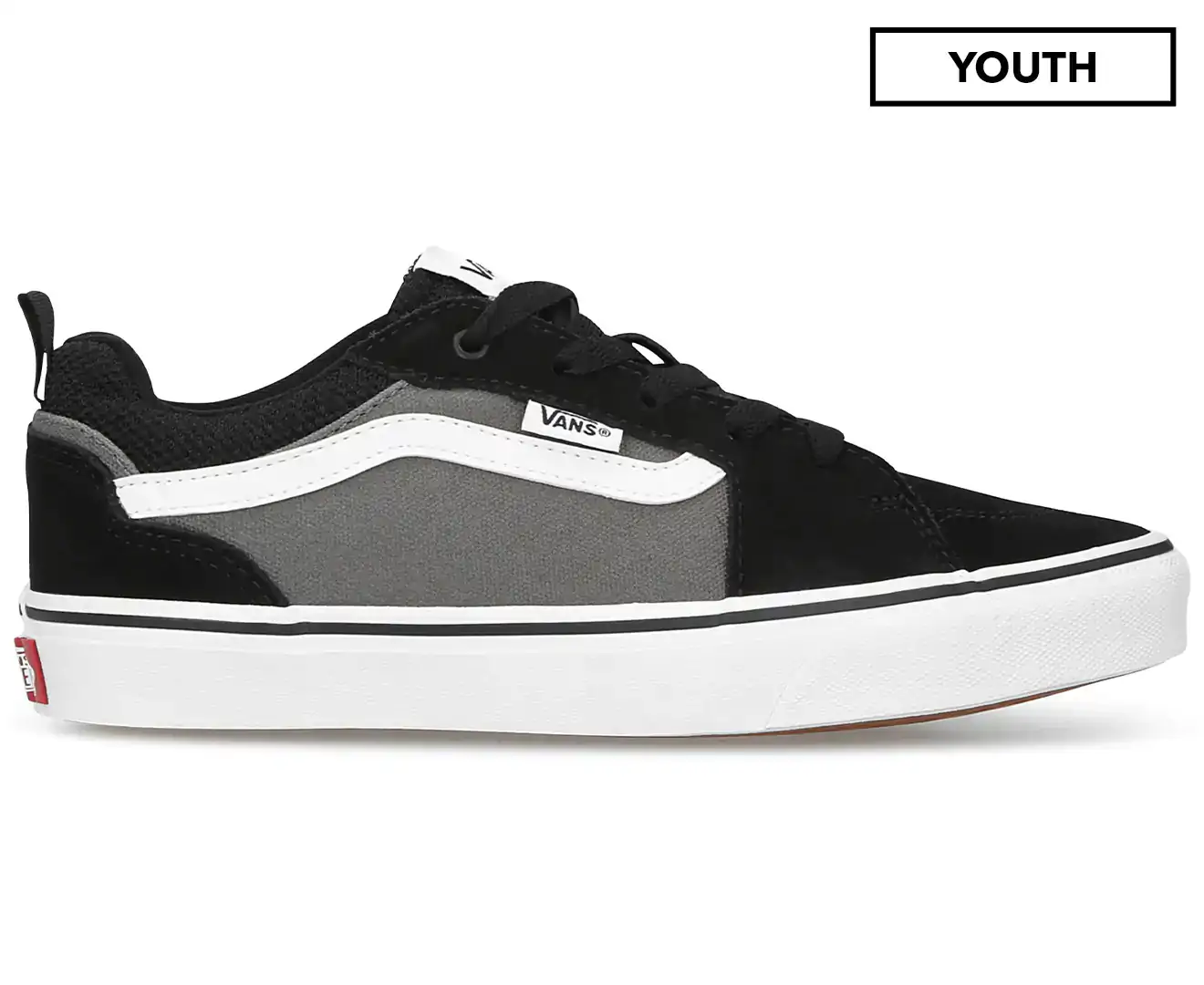 Vans Youth Boys' Filmore Sneakers Black/Pewter eBay
