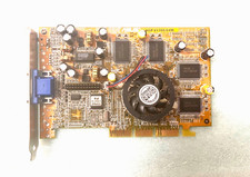 VINTAGE ASUS AGP V7700 64M PURE NVIDIA GEFORCE2 AGP VIDEO CARD VGA ONLY MXB180