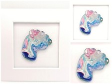 Baby foot acylic mounted 3d original unique unusual new baby shower gift