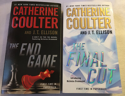 {LOT OF 2} 1. The Final Cut & 2. The End Game by Catherine Coulter {PB} **NEW**